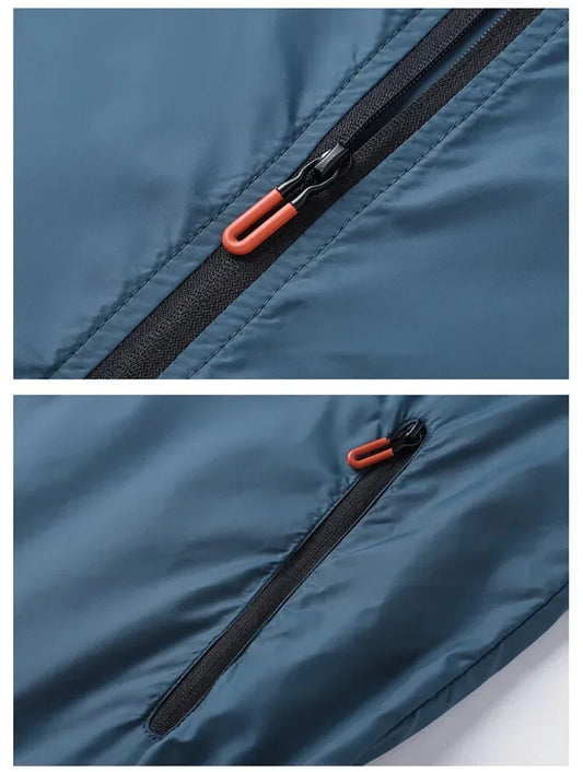 2024 Sunscreen Coats Men's Breathable Sports Waterproof Jacket Summer UV Protection Outdoor Fishing Skin Clothing