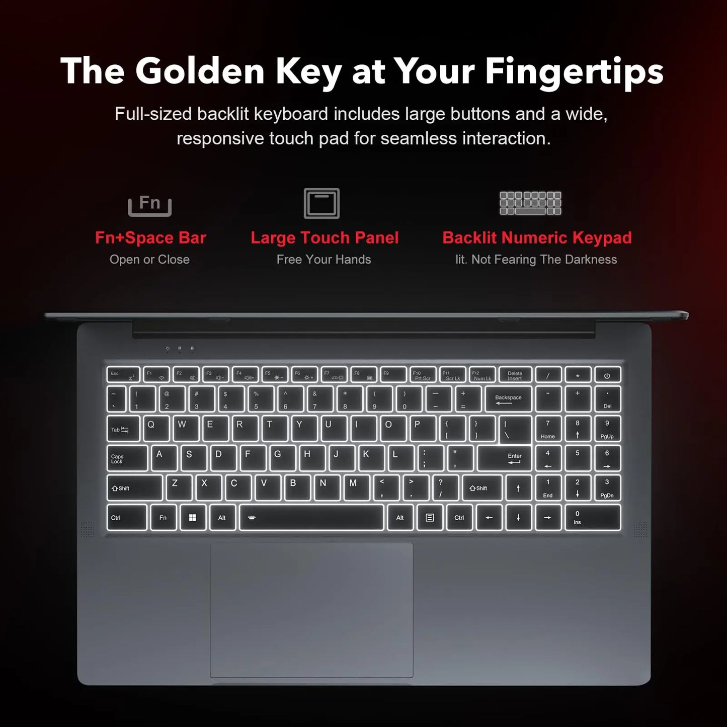 ACEMAGIC AX16Pro Gaming Laptop 16.1" IPS FHD AMD Ryzen™ 7 5700U Notebook 16GB DDR4+512GB PCI-E 53.58WH Windows 11 Computer