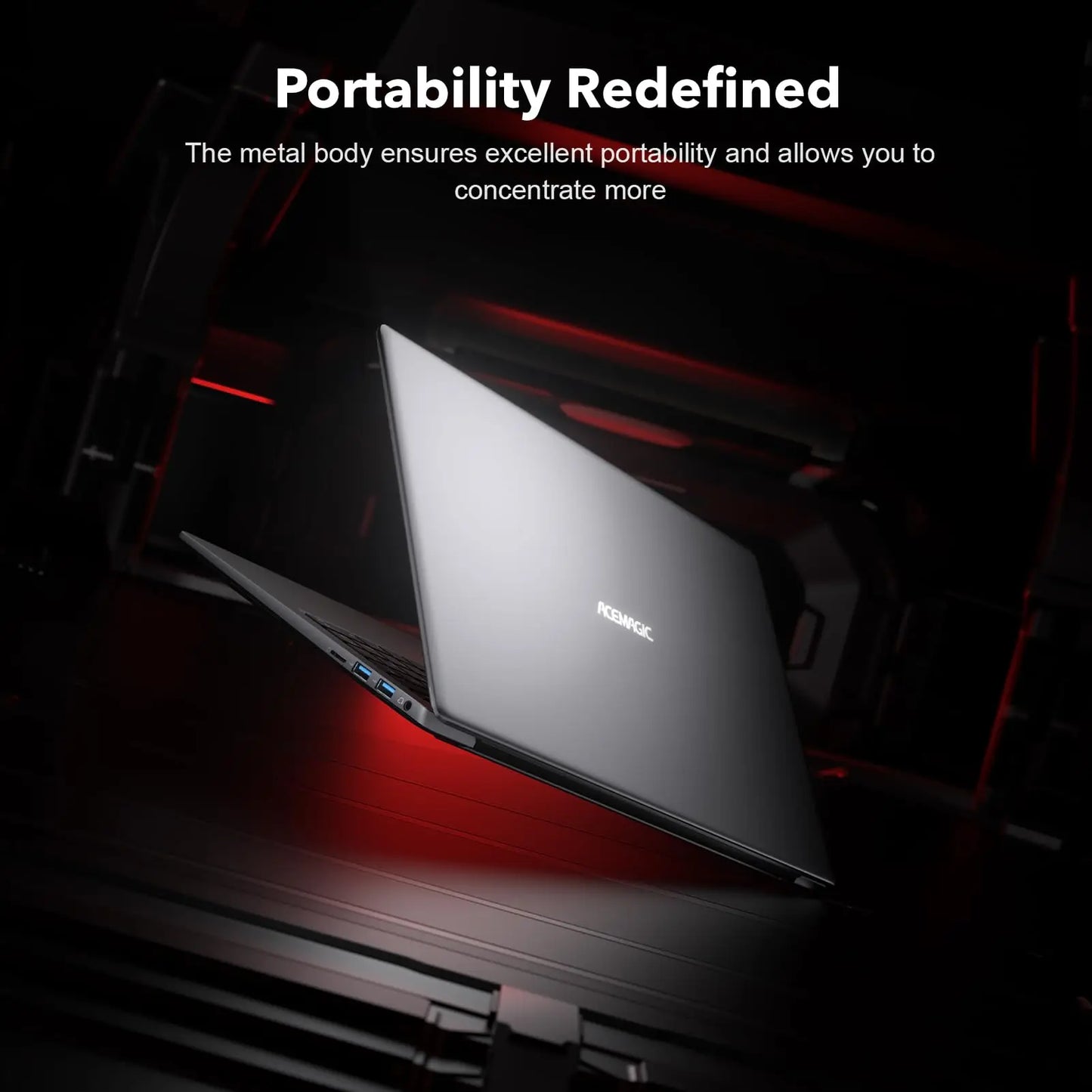 ACEMAGIC AX16Pro Gaming Laptop 16.1" IPS FHD AMD Ryzen™ 7 5700U Notebook 16GB DDR4+512GB PCI-E 53.58WH Windows 11 Computer